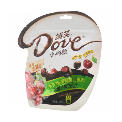 德芙（Dove） 车厘子黑巧克力100g /袋装 休闲 零食