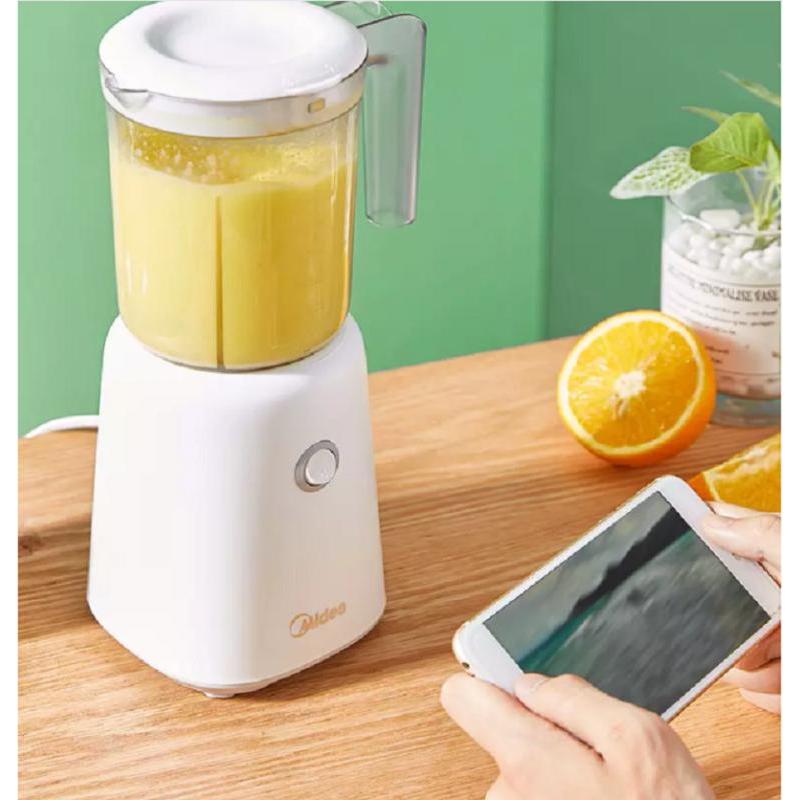 美的 (Midea) WBL2501B 榨汁机便携式榨汁机多功能大容量家用养生料理机果汁机搅拌机白色