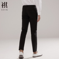 【断码清仓1件1.5折价：37.4，7月25日0点】CHIN祺春季薄款休闲裤男士男裤商务工装长裤棉弹力裤子