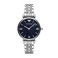 阿玛尼（EMPORIO ARMANI)女士手表 满天星石英表 女AR11091 时尚潮流防水镶钻表盘腕表欧美品牌表