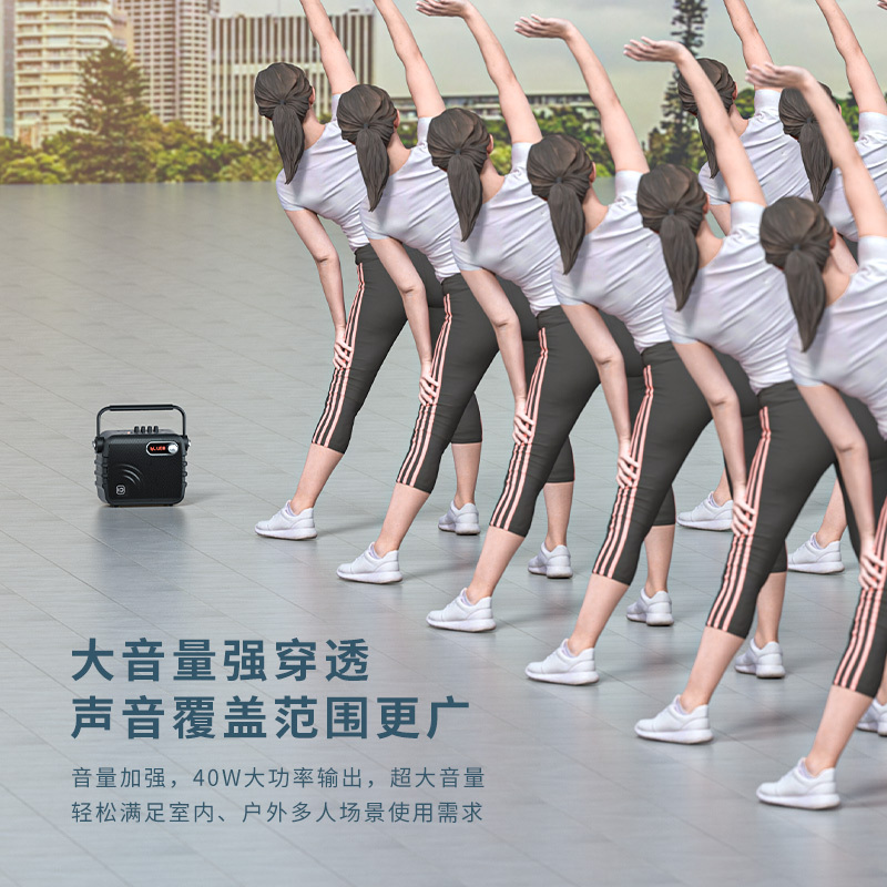 十度(SHIDU)传奇K3B户外K歌广场舞音响大音量手提便携式室外蓝牙音箱大功率扩音器带话筒小型家庭ktv音响