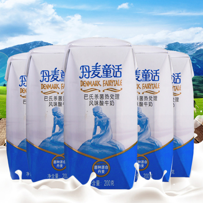 新希望(雪兰)利乐钻丹麦童话风味酸乳200克*12盒