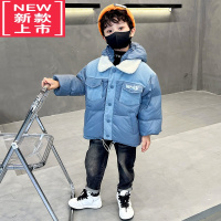 可莉允男童棉服外套冬季冬装童装加厚棉袄帅气男孩夹棉上衣儿童棉衣保暖