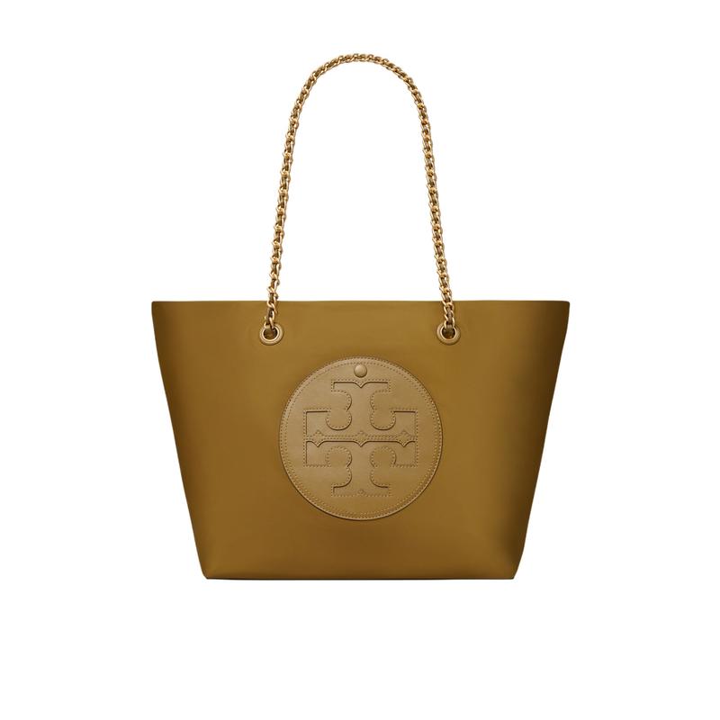 托里.伯奇(TORY BURCH)女士链条托特包磁力按扣时尚单肩包织物人