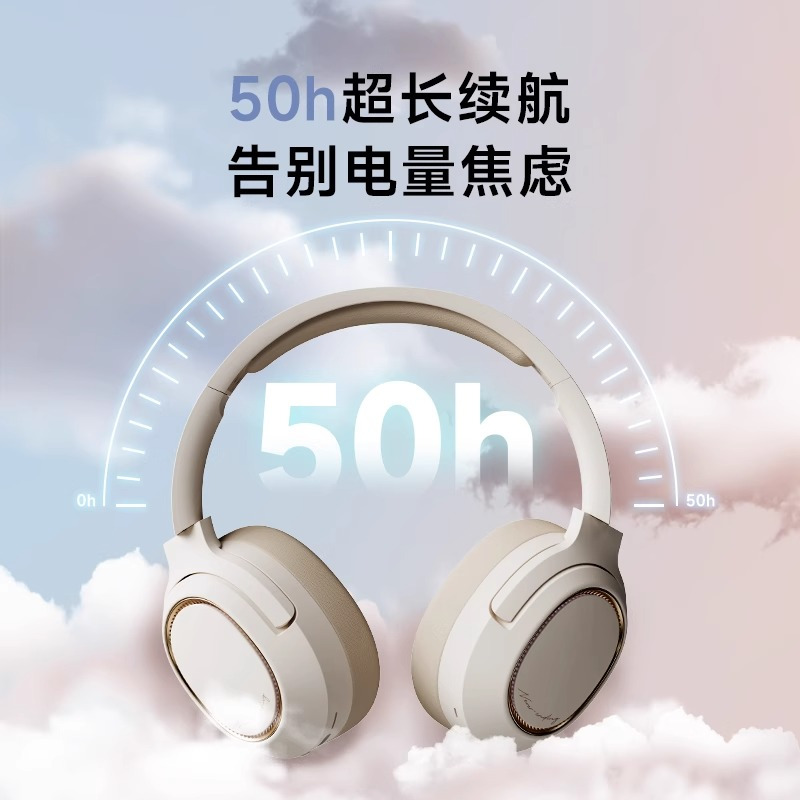 EDIFIER/漫步者新品头戴式主动降噪蓝牙耳机Free Pro音质超好男女款W820nb