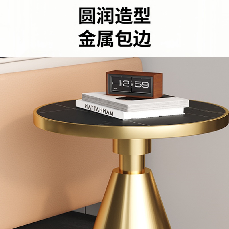 珂攸洋边几金色黑面600*600*600mm张高清大图