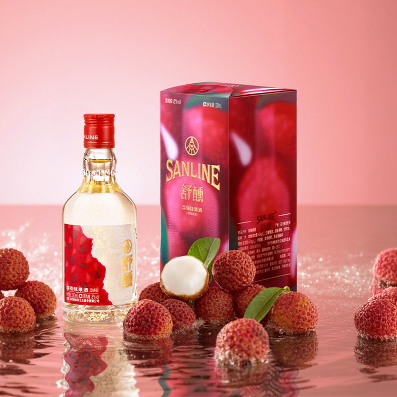 舒醺荔枝味果酒8度330mL高清大图