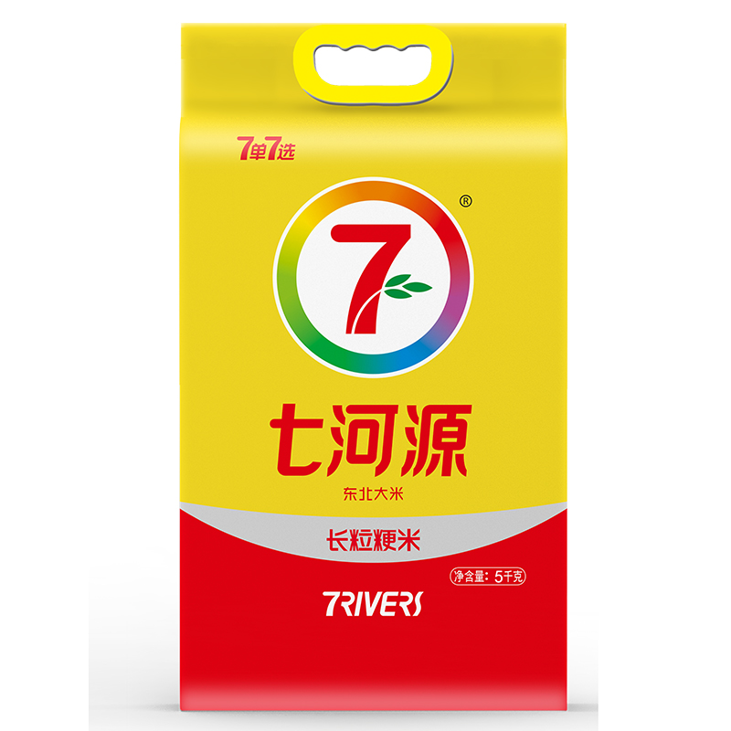 七河源 长粒粳米5kg 当季新米 东北大米 长粒香米