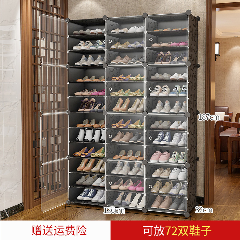 简易鞋柜家用防尘收纳神器多层室内好看经济型鞋架子放门口大容量