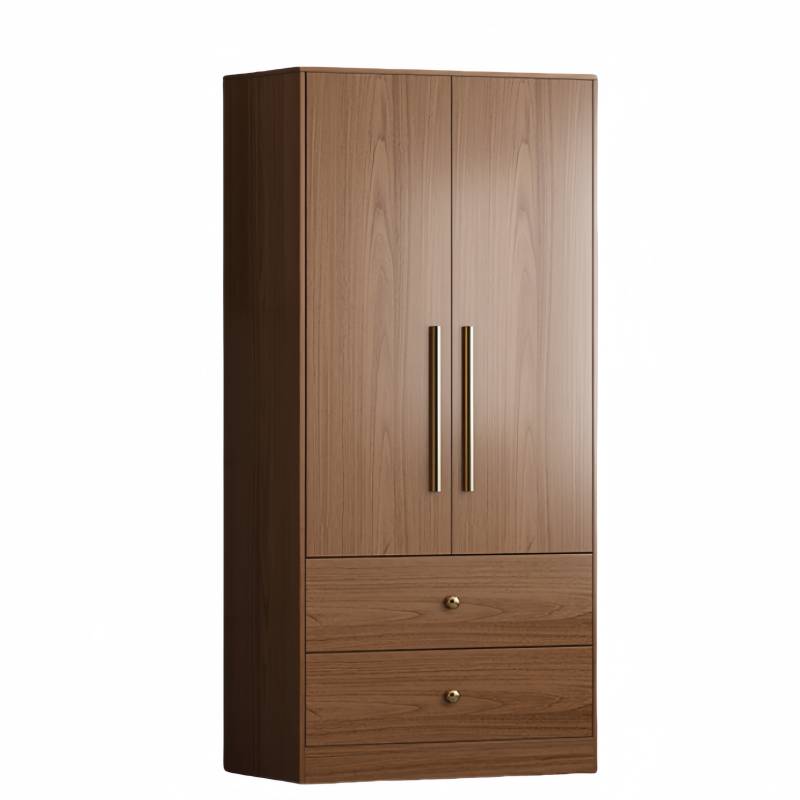 鑫木樽 储物柜两门带抽屉个高清大图