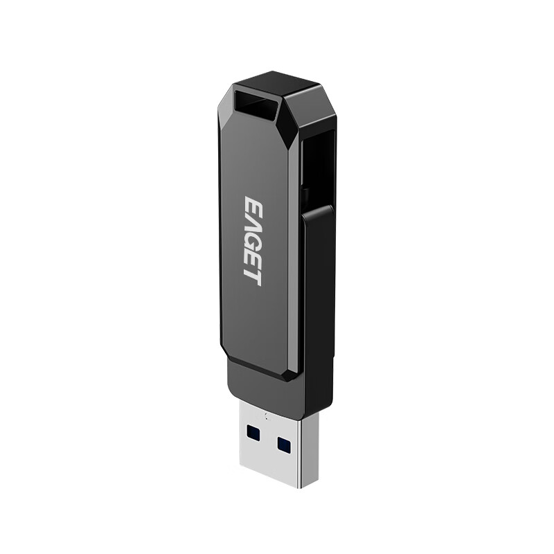 忆捷(EAGET)CF66 手机U盘Type-C USB3.2 双接口手机电脑多用旋转金属 优盘32GB高清大图