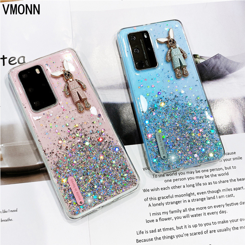 华为荣耀30手机壳女30s荣耀v30全包防摔30pro星空闪粉honor30lite青春