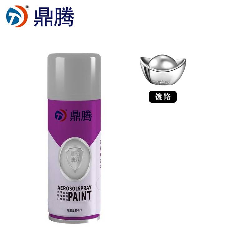 鼎腾 自喷漆 新老包装随机发 镀铬400ml/瓶