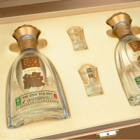 今世缘 国缘对开 柔雅型 42度 500ml *2瓶 礼盒装 苏宁自营