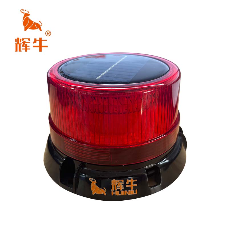 辉牛 太阳能警示灯 HN-红色 个高清大图