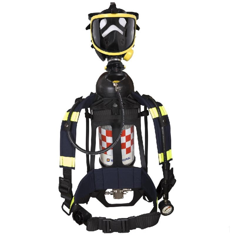 霍尼韦尔 Honeywell SCBA825T T8000 他救呼吸器 20/20硅胶面罩/6.8L Luxfer气瓶.