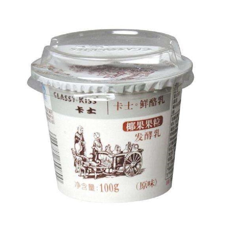 卡士100g原味杯酸奶