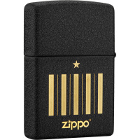 zippo之宝打火机原装ZIPPO煤油打火机国际米兰联名款-国米黑金ZCBEC83