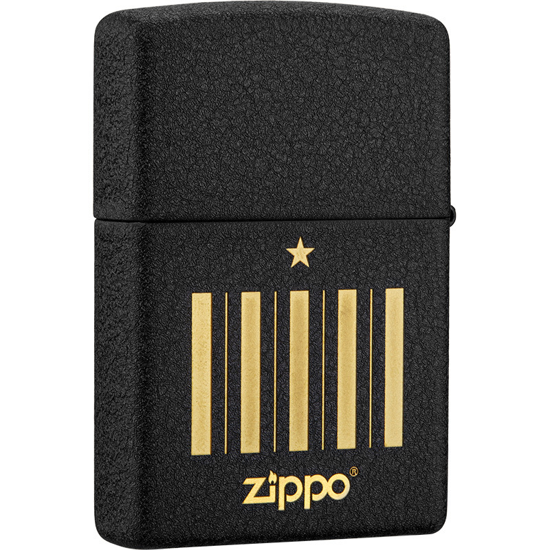 zippo之宝打火机原装ZIPPO煤油打火机国际米兰联名款-国米黑金ZCBEC83