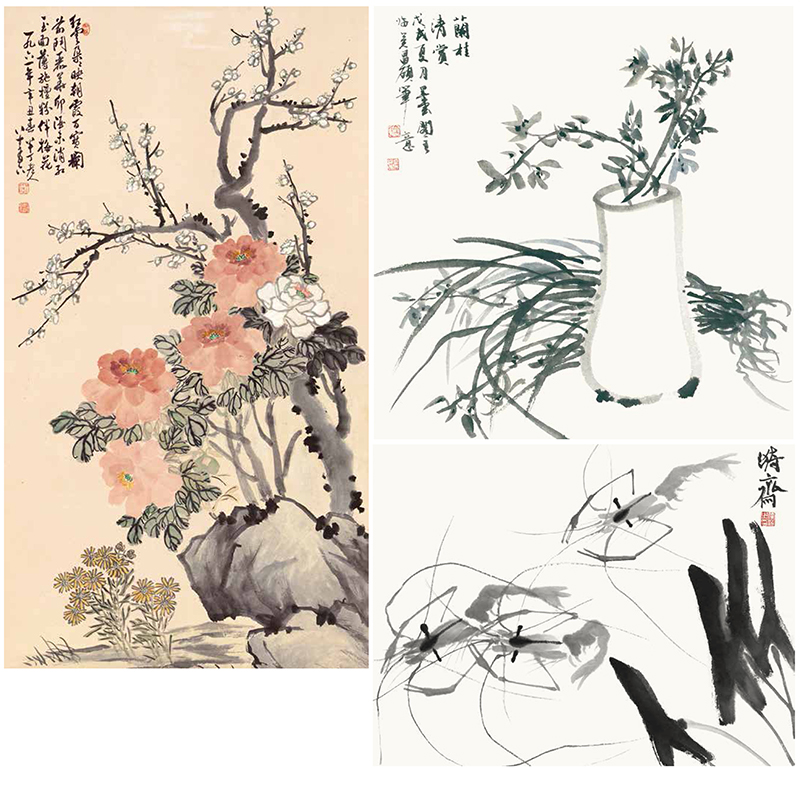 画梅 [正版]国画入门视频教程书墨点美术中国画技法教程技有所承画梅花轩敏华主编美院名师初学者零基础国画临摹美术书高清大图