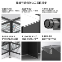 德诚和 办公桌职员桌屏风工位员工桌员工位工作位电脑桌卡座一字型单人位