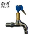 蔚珺高端带锁大体铜水嘴龙头4分个