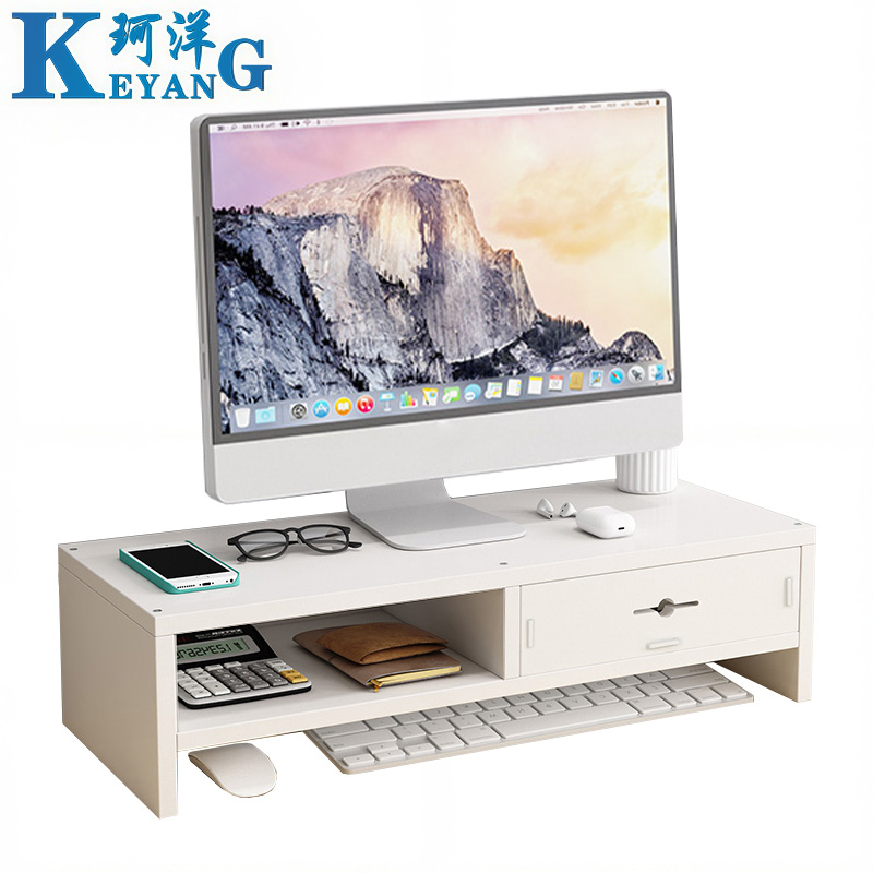 珂洋 电脑增高架 双层隔断(1抽屉) 个高清大图