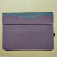 VEKER 笔记本电脑保护套用于微软Surface Laptop第7版13.8英寸防刮便携商务办公轻薄本PU内胆包壳 酒红色