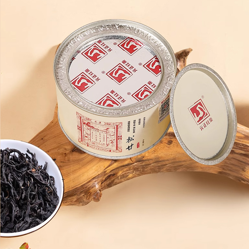 [元正]松甘 特级正宗武夷山小种红茶自饮茶票系列口粮茶罐装送礼 3罐 1罐/50g高清大图