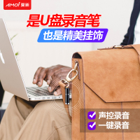 AMOI夏新A01微型录音笔隐形U盘 伪装隐藏专业录音棒 取证迷你便携设备 上课学习培训商务会议采访录音器 直插式32G