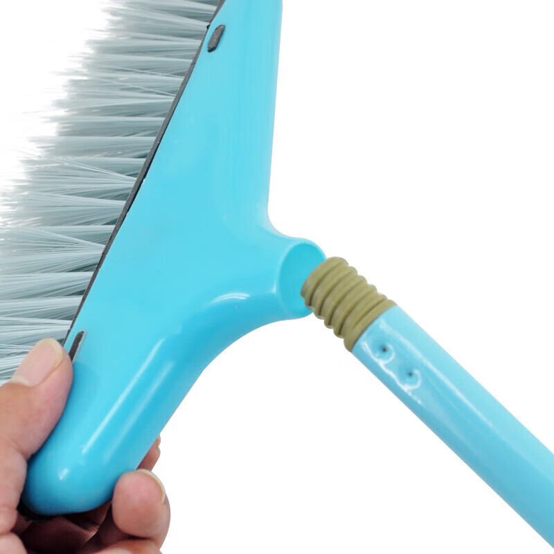 兰诗 LAUTEE 塑料扫把套装 WYQ0508 扫把 27cm*76cm 簸箕 25.5cm*76cm高清大图