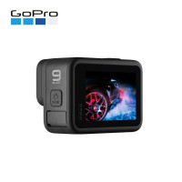 GoPro HERO 9 Black 5K运动相机 Vlog数码摄像机水下潜水户外骑行滑雪直播相机64G卡+原装电池套装