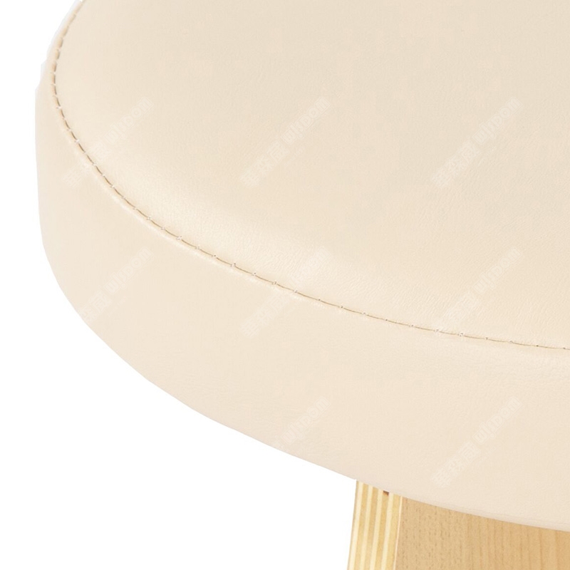 淘乐幼儿小圆凳 - 米色 幼儿软包小圆凳- 米色高清大图