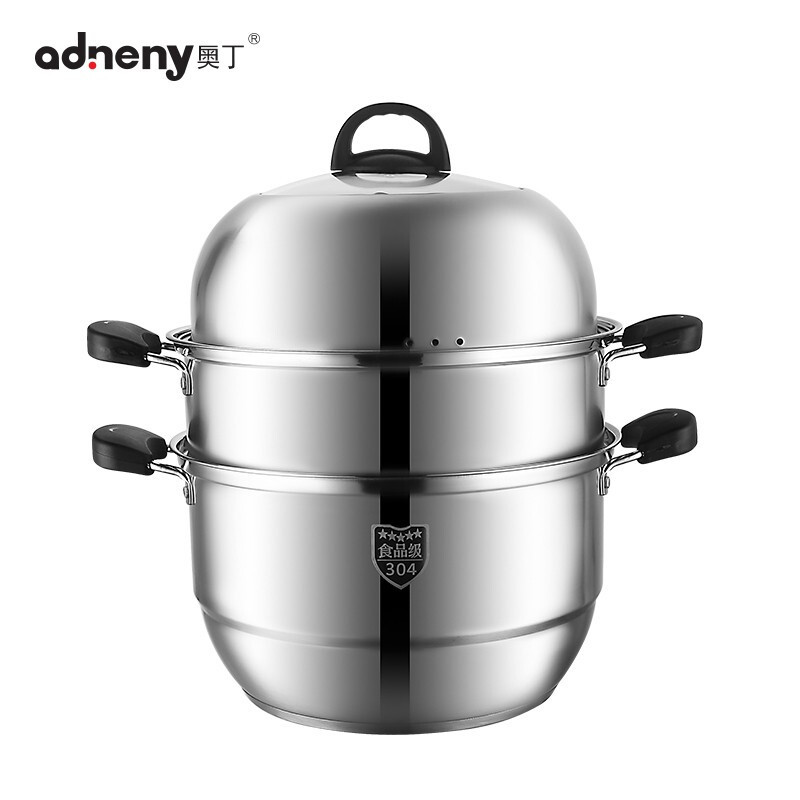 奥丁(adneny) 卓尔健康系列多用三层蒸锅Z-108 30cm炉灶通用 3层 规格:30cm 304不锈钢