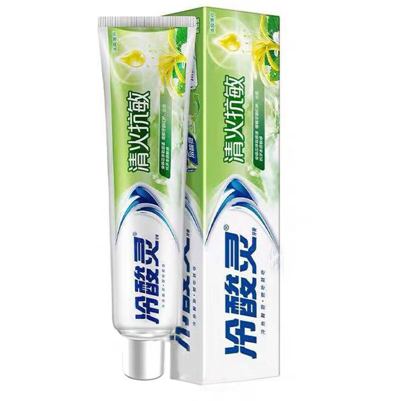 冷酸灵(LESENING) 清火抗敏牙膏 缓解牙龈红肿 清新口气 清火抗敏牙膏110g*1支