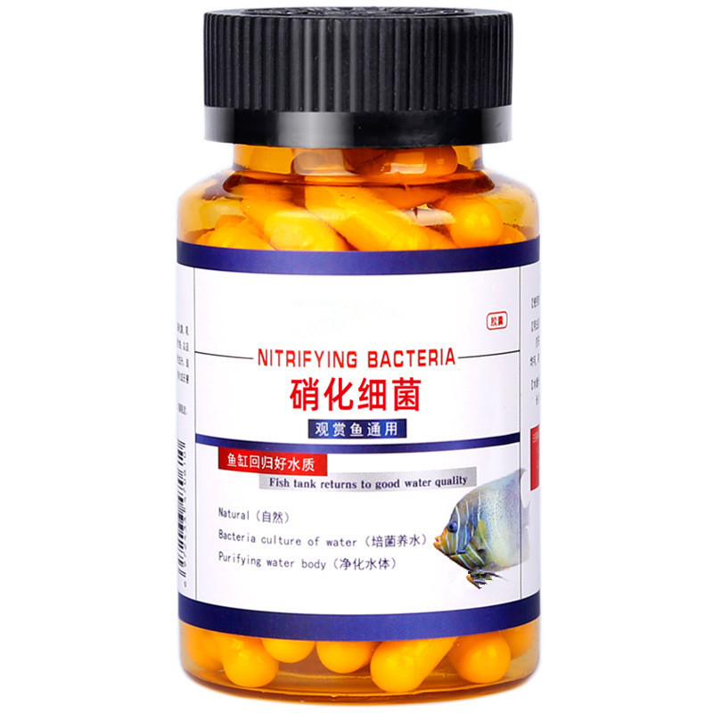 硝化细菌鱼缸用净水剂鱼药养鱼净化水质稳定剂分解鱼粪消化活菌液