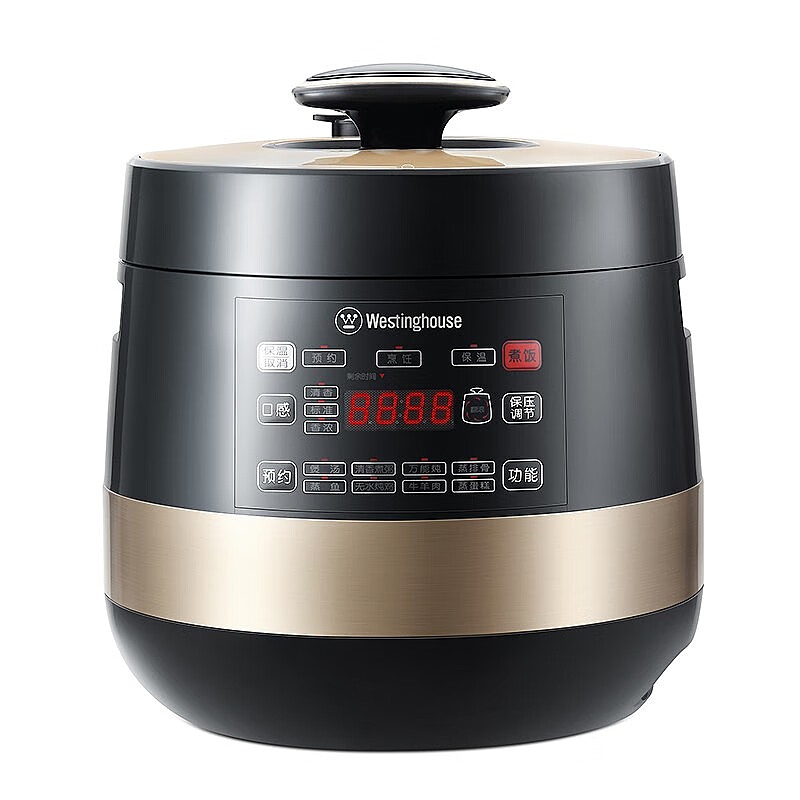 西屋(Westinghouse)电压力锅智能预约电压力锅加厚不粘内胆5L多功能电饭锅WYL-0501高清大图