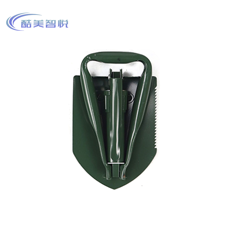 酷美智悦 多功能折叠工兵铲绿色 KM-BH670 把高清大图