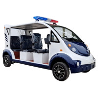 德武军恒8座电动巡逻车营区校区治安巡查车4000瓦+72v120ah*6只铅酸电池刹车助力方向助力