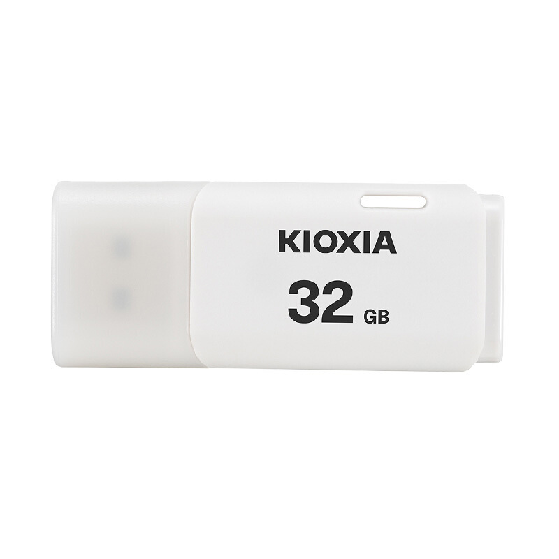 铠侠（Kioxia）32GB U盘 U202 隼闪系列（原东芝优盘） 白色 防尘拔盖设计 高速商务学生汽车载电脑两用优盘