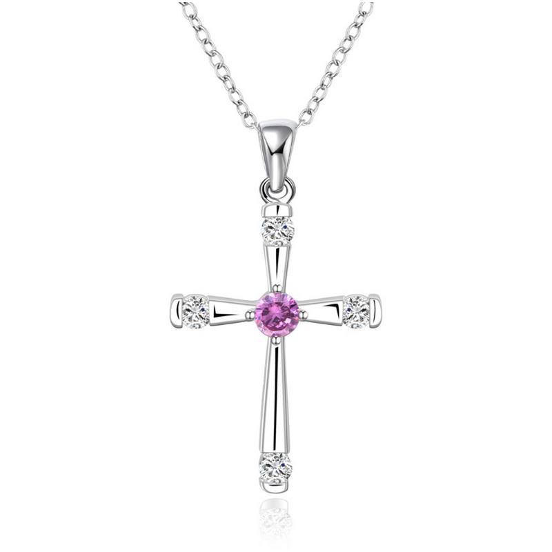 N656 Women Silver Necklace 镀925纯银女项链日韩版锁骨链潮人送女朋友七夕情人节礼物