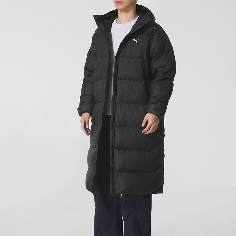 彪马(PUMA)羽绒服男装新款运动服潮流时尚防风保暖长款羽绒外套上衣691080-01 ZP高清大图