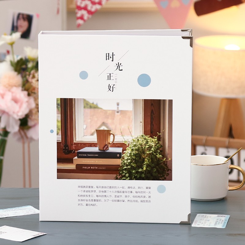 三维工匠火车票电影票收藏册纪念册旅游票票据收集相册影集相册本插页式 麋鹿(火车票160张+飞机票/门票60张+5寸照片1高清大图