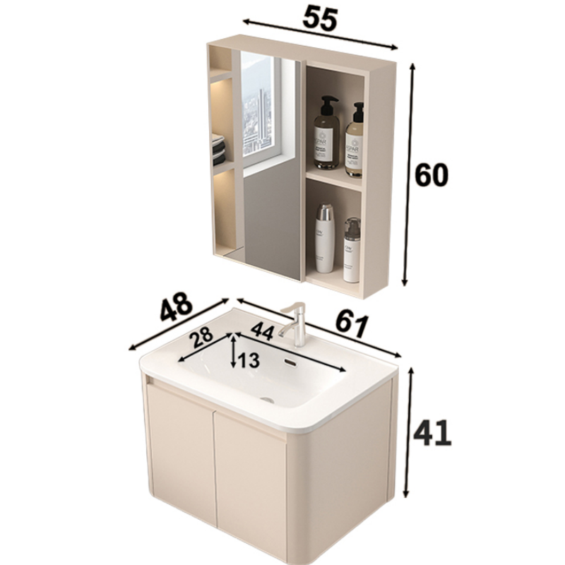 豫龙都卫浴柜61cm台高清大图