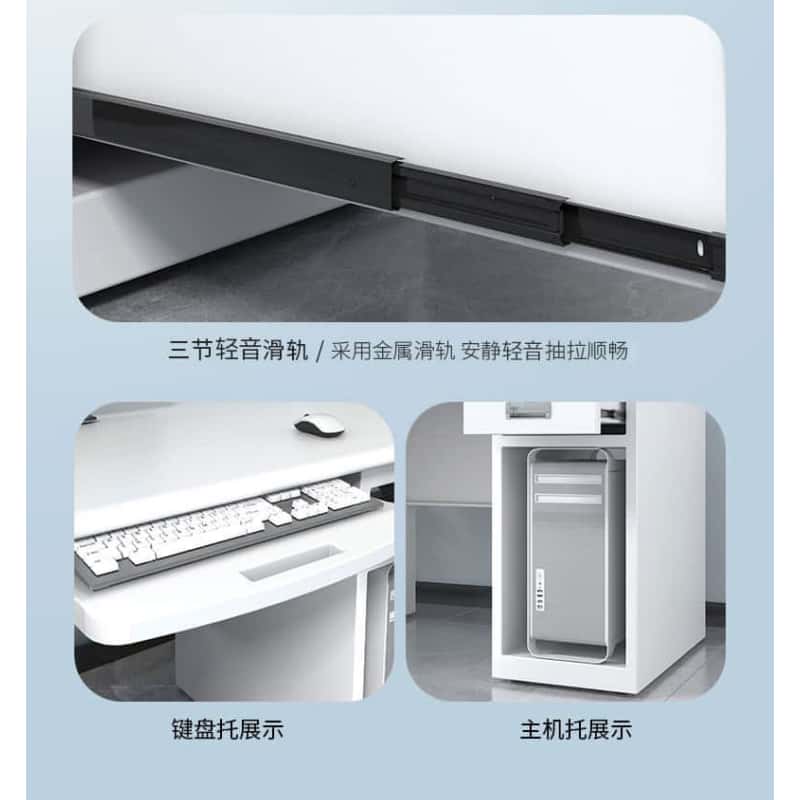 鑫木樽职员桌1600*700*740mm张高清大图