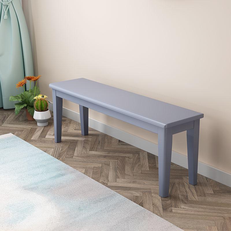 汐岩品木源 现代简约北欧原木实木长凳1.2米长条凳 餐桌椅配套凳子 1.2米长凳（宝马灰)