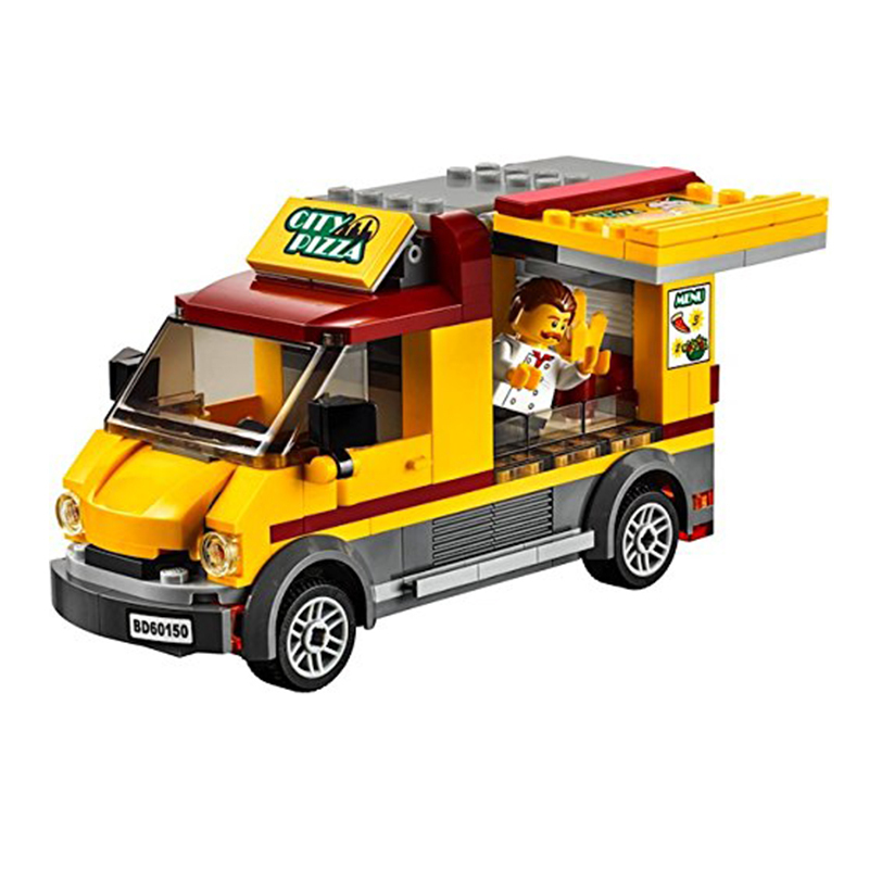 LEGO 乐高 城市系列 比萨外卖面包车 60150 249颗粒 塑料积木玩具 5-12岁 200块以上