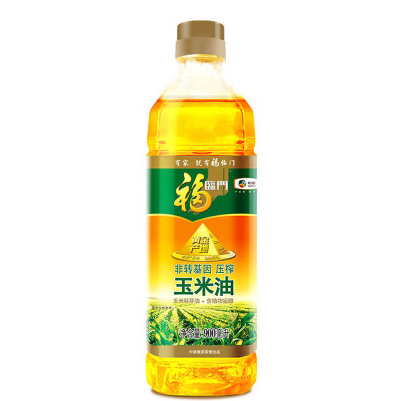 福临门 黄金产地非转基因玉米油900ml(单位:瓶)新老包装随机发货