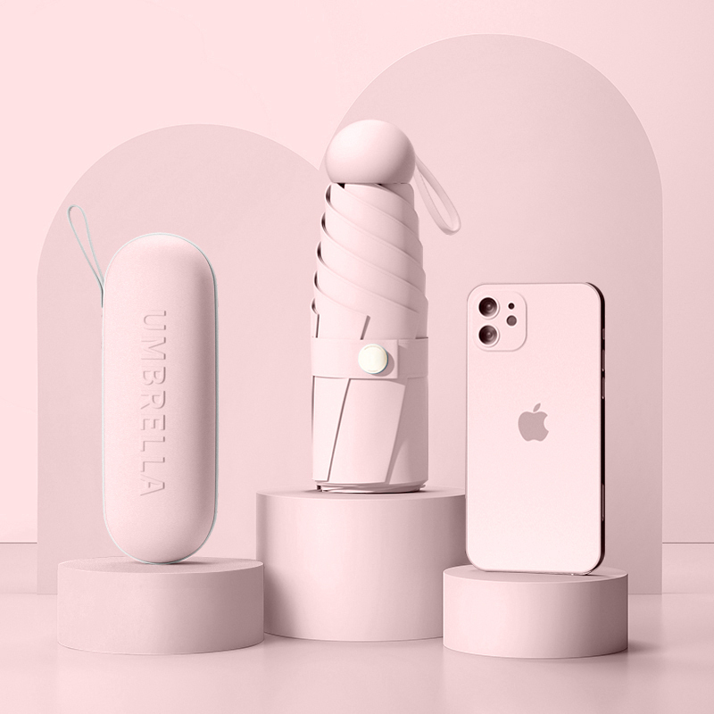 258骨雨伞全自动伞晴雨两用伞加粗加厚加固太阳伞女防晒防紫外线高清大图