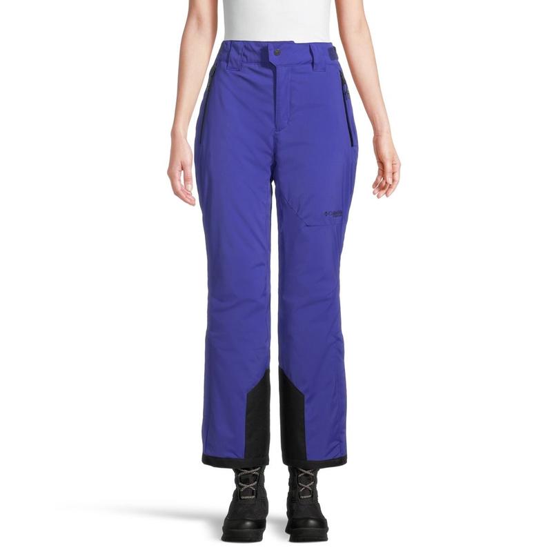 哥伦比亚(Columbia)女运动长裤防水透气保暖防风加厚内胆户外登山 CLEMATIS_BLUE XS